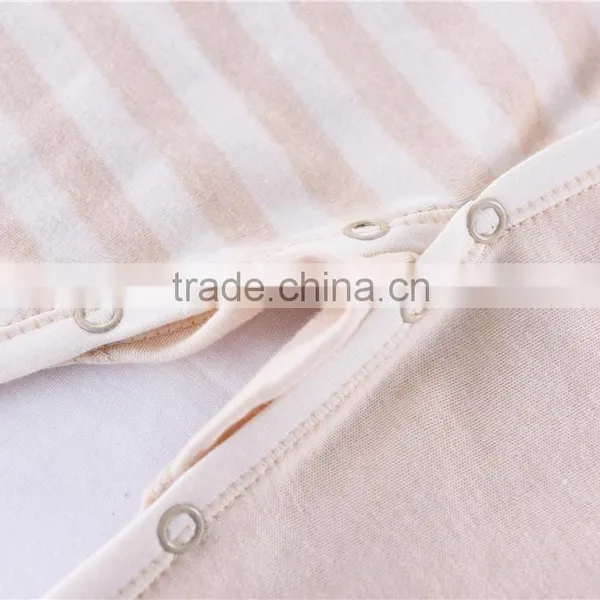 Organic Cotton Baby Rompers Long Sleeve Baby Sleepwear photo-5