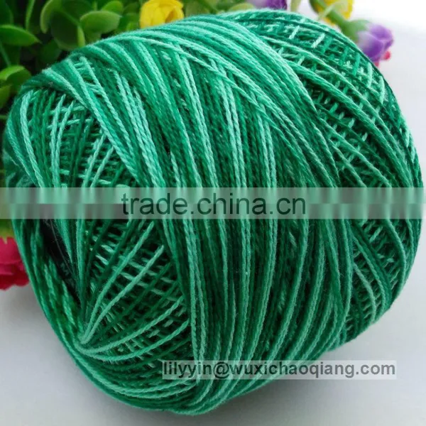100% Mercerized Cotton / Egyptian Cotton , Hand Knitting Scarf Yarn photo-5