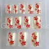 Gel / Acrylic Salon Fake Nails Flower Pattern Press Nail For Christmas