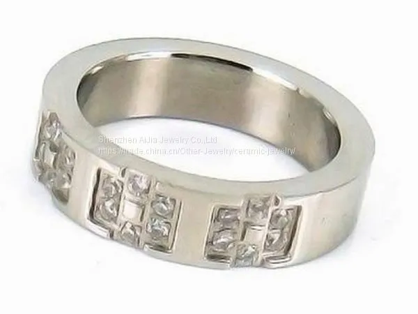 Fashion Jewelry Diamond Ring With Crystal For Young Women / Men photo-5