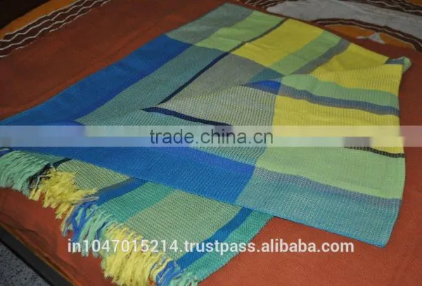 Hand Woven Cotton Throw