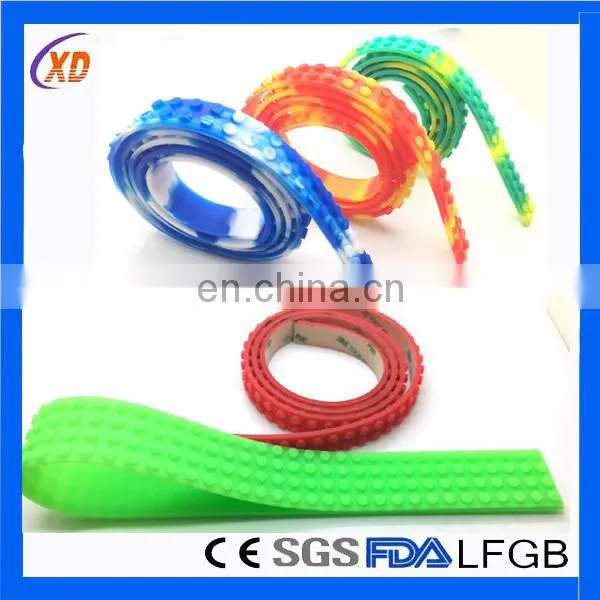 New Arrive Adhesive Loops Silicone Legoes Toy Brick Tape, Building Block Tape photo-5