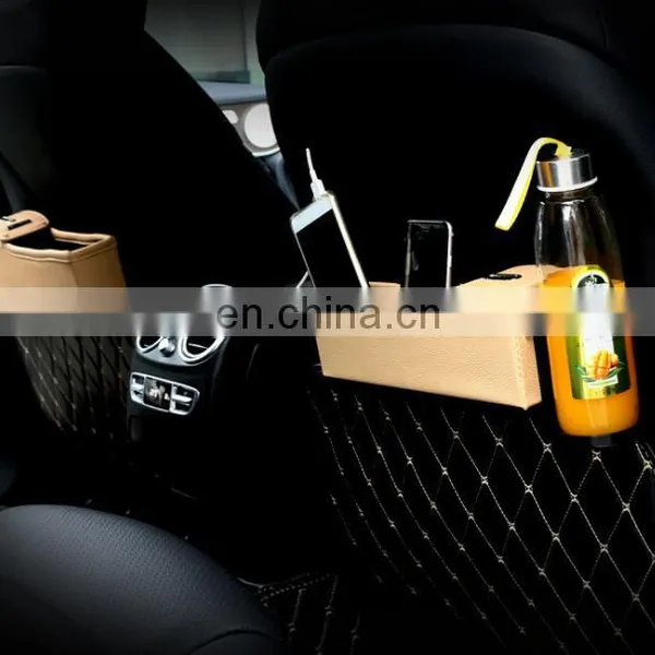 Car Seat Gap Filler Organizer Coin Side Pocket Car Organizer With Cup Holder photo-4