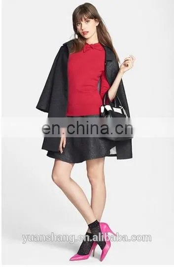 2015 Sexy Girls Metallic Flare Mini Skirt photo-2