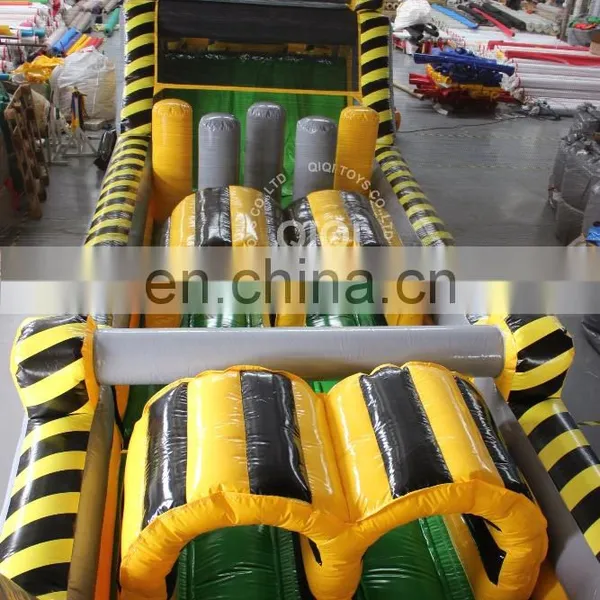 Orange Obstacle Course Inflatable With Slide n Slip photo-6