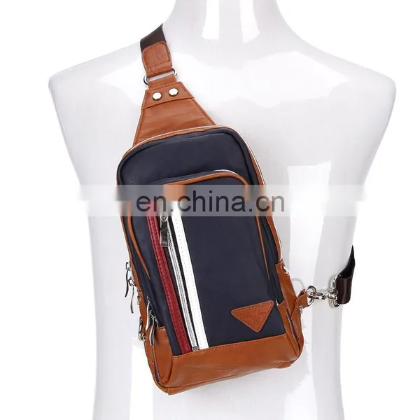 China Making Hot Selling Waterproof Men Leather Sling Bag photo-2