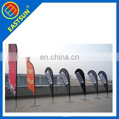outdoor custom beach flags for wholesale polyester flags