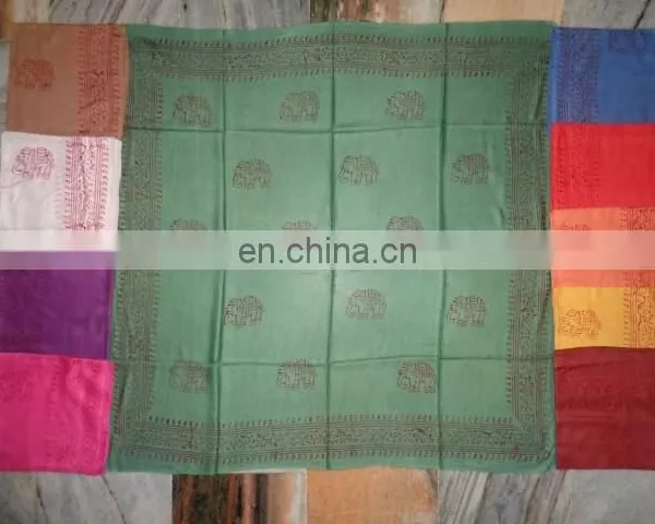 SQUARE SCARVES WITH HINDU GODS PRINS PRAYER 100 PCS photo-4