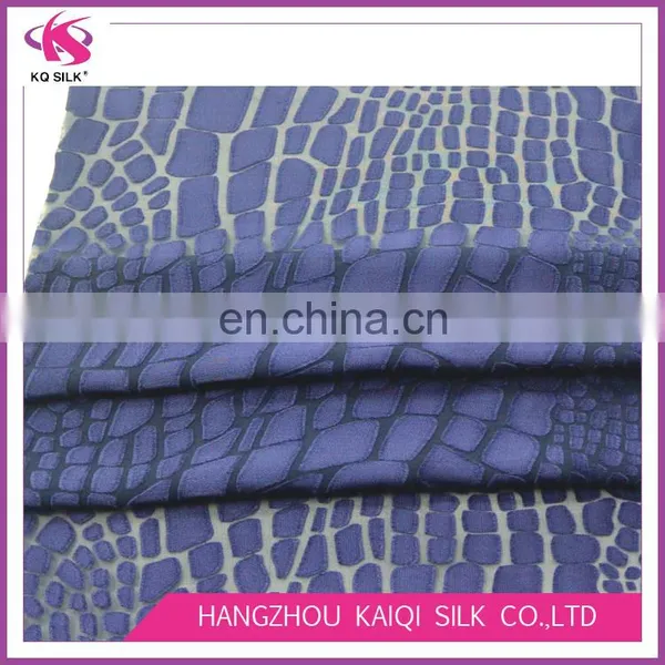 Wholesale China Suppliers Silk Burnout Fabric Solid Color Silk Opal for Dress Fashion Fabric photo-2