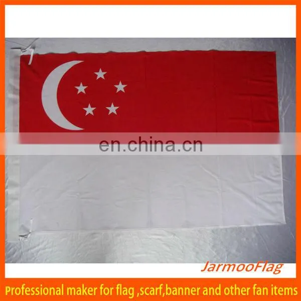 Polyester flag Singapore flag