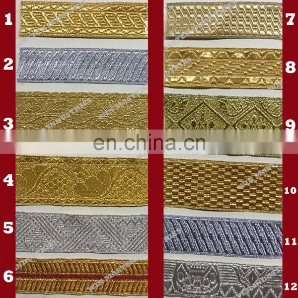 Gold Braids Bullion Wire Braid Lace Gold Metallic Thread/Mylar Braid/Lace/gold Braids Bullion Wire Braid Lace Catalog