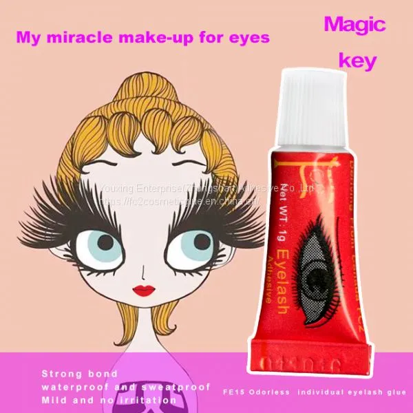 FC2 1g FE15#12 Black Odorless Individual Waterproof Eyelash Extension Glue（Thin)