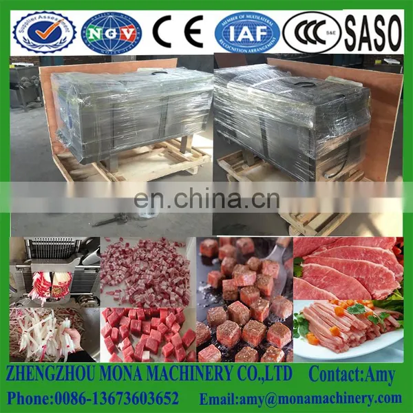 Fresh Pork Dicing Machine | Frozen Pork Dicer| Pork Cubes Dicing Machine photo-2