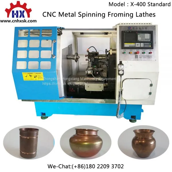 X-400 Standard High Speed Metal Spinning Machine for Aluminum Utensils Hot Sale Around The World