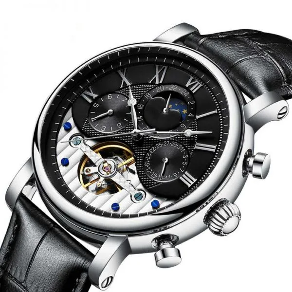 Week Calendar 24 Hours Tourbillion Automatic Watch Men 2019 photo-3