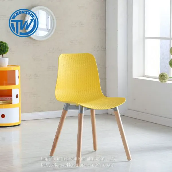 DC-6060M Topwell Hot Sale PP Plastic Chair Modern Dining Chair Leisure Chair photo-2