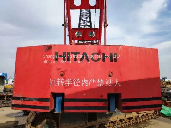 USED HITACHI KH180-3 50TON CRAWLER CRANE SALE photo-5
