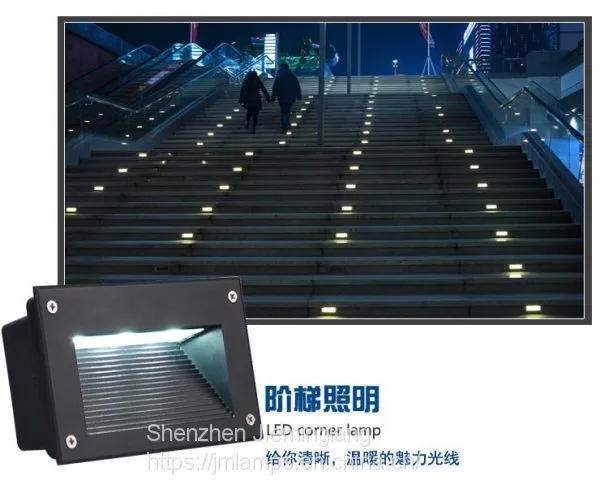 High Luminous 5W Square Recessed Wall Mounted LED Stair Step Light Leds JML-OWL-A05W photo-4