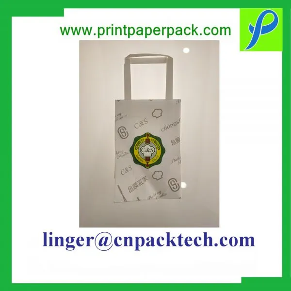 Talior Made Size and Printing Cardbaord Gift Bag With Paper Handle photo-2