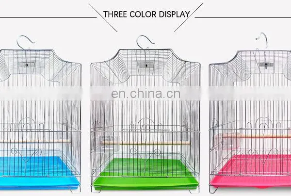 Wholesale Wrought Portable Chinese Large Aluminium Stainless Steel Iron Bird Parrot Cage photo-2