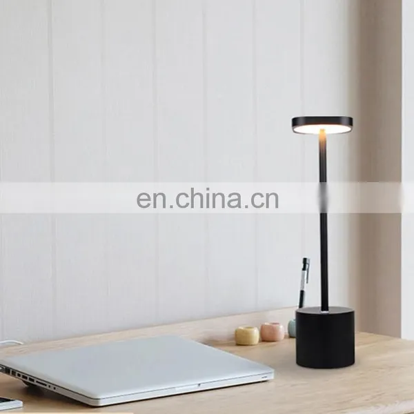 Wholesale Modern Design Battery Usb Rechargeable Led Waterproof IP54 Outdoor Restaurant Dinner Table Lamp photo-5