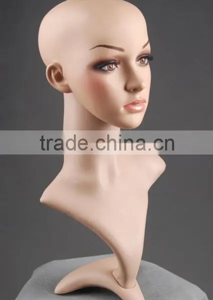 Plastic Head Model Female Realistic Head Cheap Model H1053 photo-5