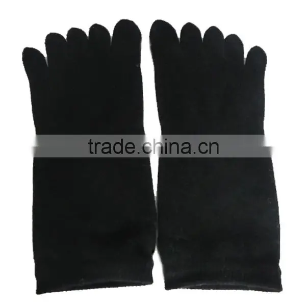 2016 Spring New Soild Knitted Five Toe Socks Men photo-2