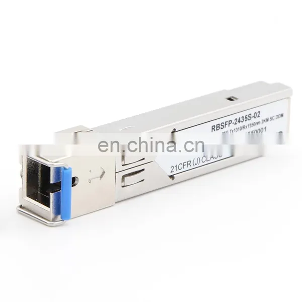 1.25G SFP BIDI 2km 1310nm-TX/1550nm-RX 2km Simplex SC DOM Module photo-2