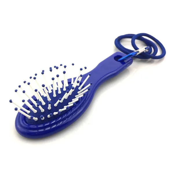 Small Kids Hair Brush Pink Cushion Hair Detangler Brush photo-2