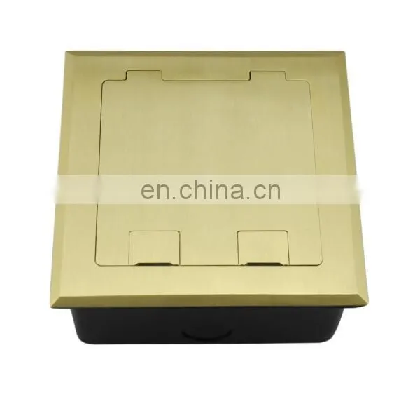Double Power And Electrical Data Floor Socket Boxes photo-2