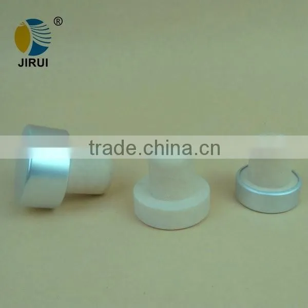 Plastic Synthetic Cork Stopper With Silver Aluminum Cover photo-2