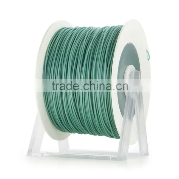 Pla 3d Printer Material Green Metallic Filament With the New Spool Convertible Into a Coat Hanger. Spool Holder Included. photo-2