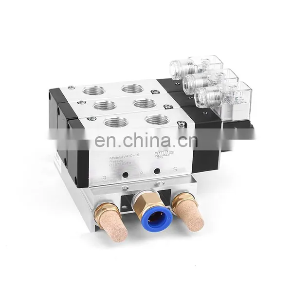 SNS Printing Machine Fittings Pneumatic Valve 4V310-10 Aluminum Alloy Electromagnetic Valve photo-4