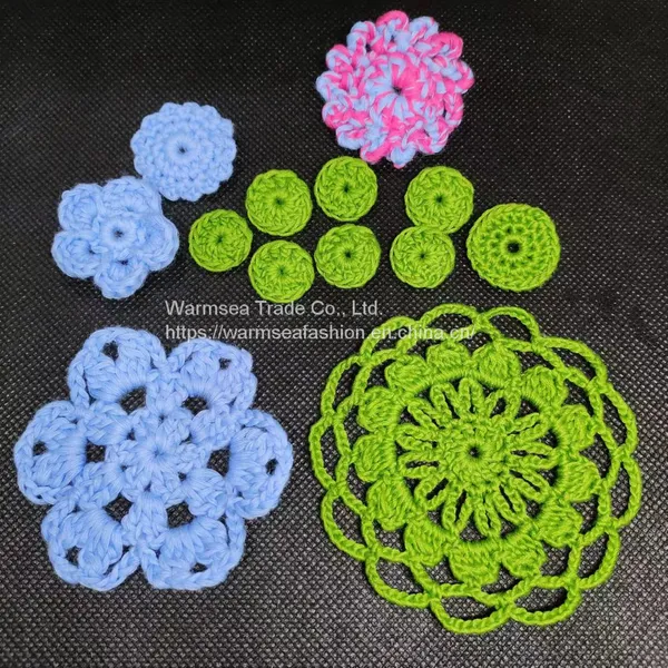 Handcraft Garment Accessories Handmade Cotton Appliques photo-4