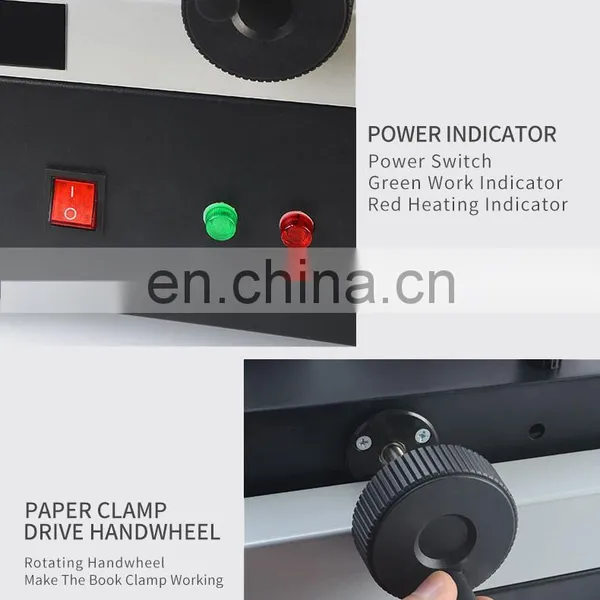 SBM-50D A4 High Quality Glue Binding Machine Binder With Hot Melt Colloidal Particles photo-4