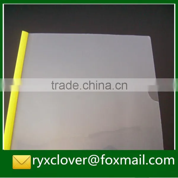 PP Plastic Transparent Clip Report Cover File Folder photo-3