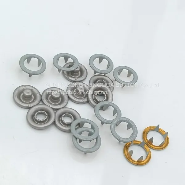 HLD Factory Wholesale Colorful BRASS&SS 16L 18L Cap Prong Snap Button for Clothes photo-4