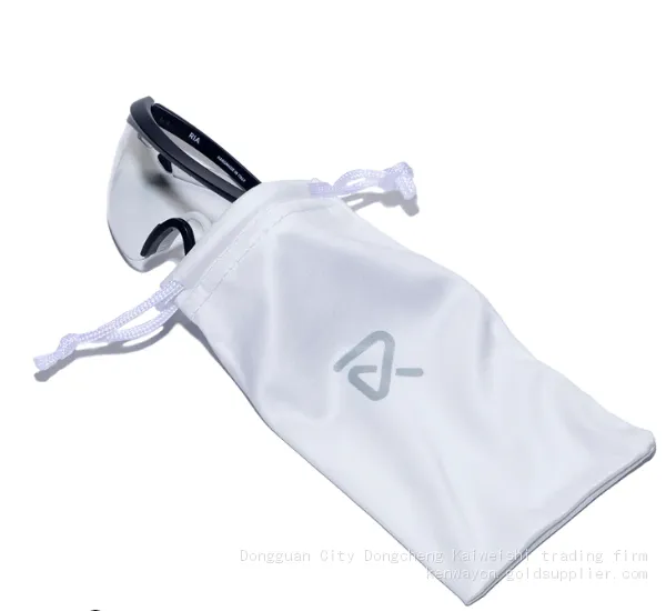 MICROFIBER POUCH - MICROFIBER DRAWSTRING BAG FOR EYEGLASSES AND SUNGLASSES photo-2