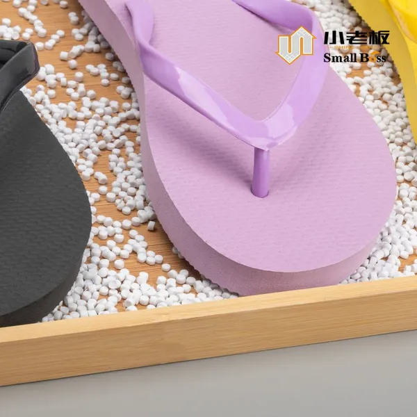 Injection Soft Granulated Plastic Footwear Raw Material Pvc Compound Granules for Shoe Sole photo-2