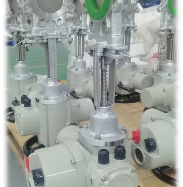Manual Knife Gate Valve With Ceramic Sealing Surface - High Wear Resistance and Long Service Life in Industrial Pipelines photo-5