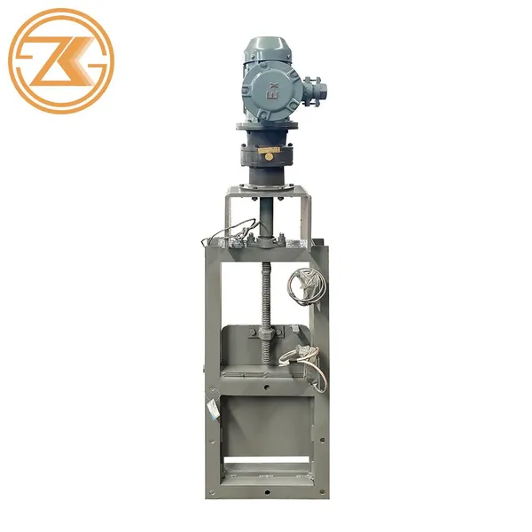 Válvula de compuerta deslizante neumática, válvula de placa de compuerta eléctrica y manual, válvula de compuerta de tubería de drenaje de aguas residuales de acero inoxidable
