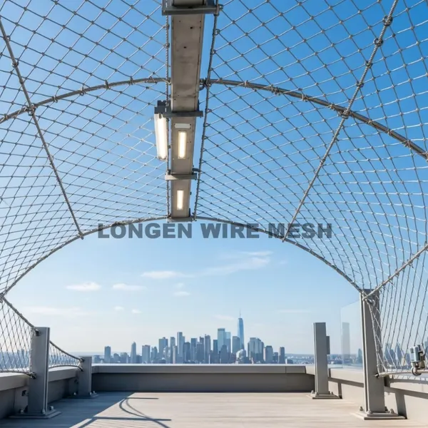 Anti-Drone Protection Net, Galvanized Steel Wire Rope With Custom Mesh Size And Wire Diameter photo-3