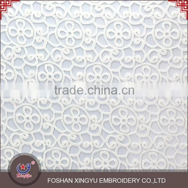 Sexy Hollow Out Fashion Floral African Organza Lace Fabric Quality Choice photo-2