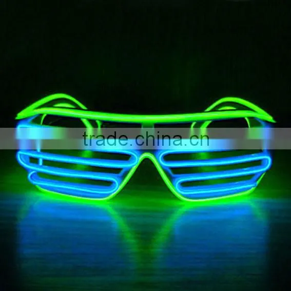 Two-Colored EL Light Shutter Shades Glasses photo-3