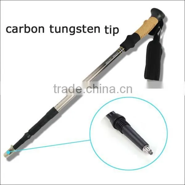 4 Sections Aluminum 7075 Inner Lock With Anti Shock Trekking Pole Supplier's Choice photo-5