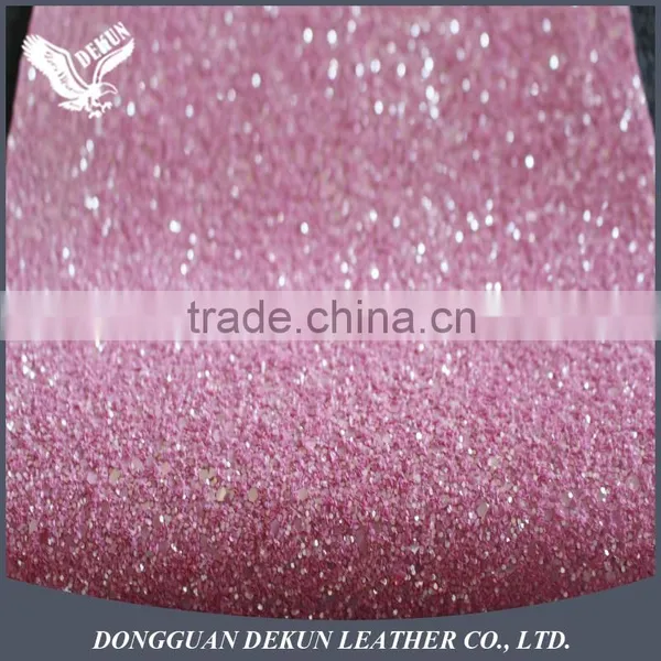 Glitter PU Leather for Shoes, PU Leather Glitter Fabric, Bright Shoe Material