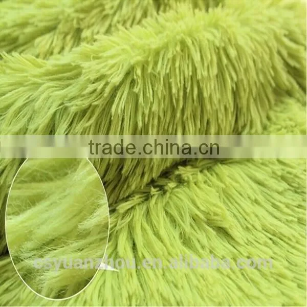 Green Color Plush Pillow Korean Fabric photo-2