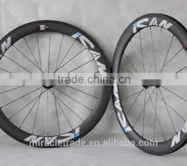 50mm Clincher Black R13 Hub Carbon Clincher Wheel Rim Clincher Road Bike Wheels 50C-TL photo-2