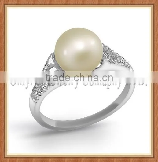 Freshwater Pearl Jewelry 925 Sterling Sliver Rings photo-5
