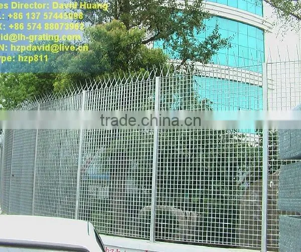 Galvanized Steel Fence,galvanized Steel Grating Fence,galvanized Steel Fence Grating